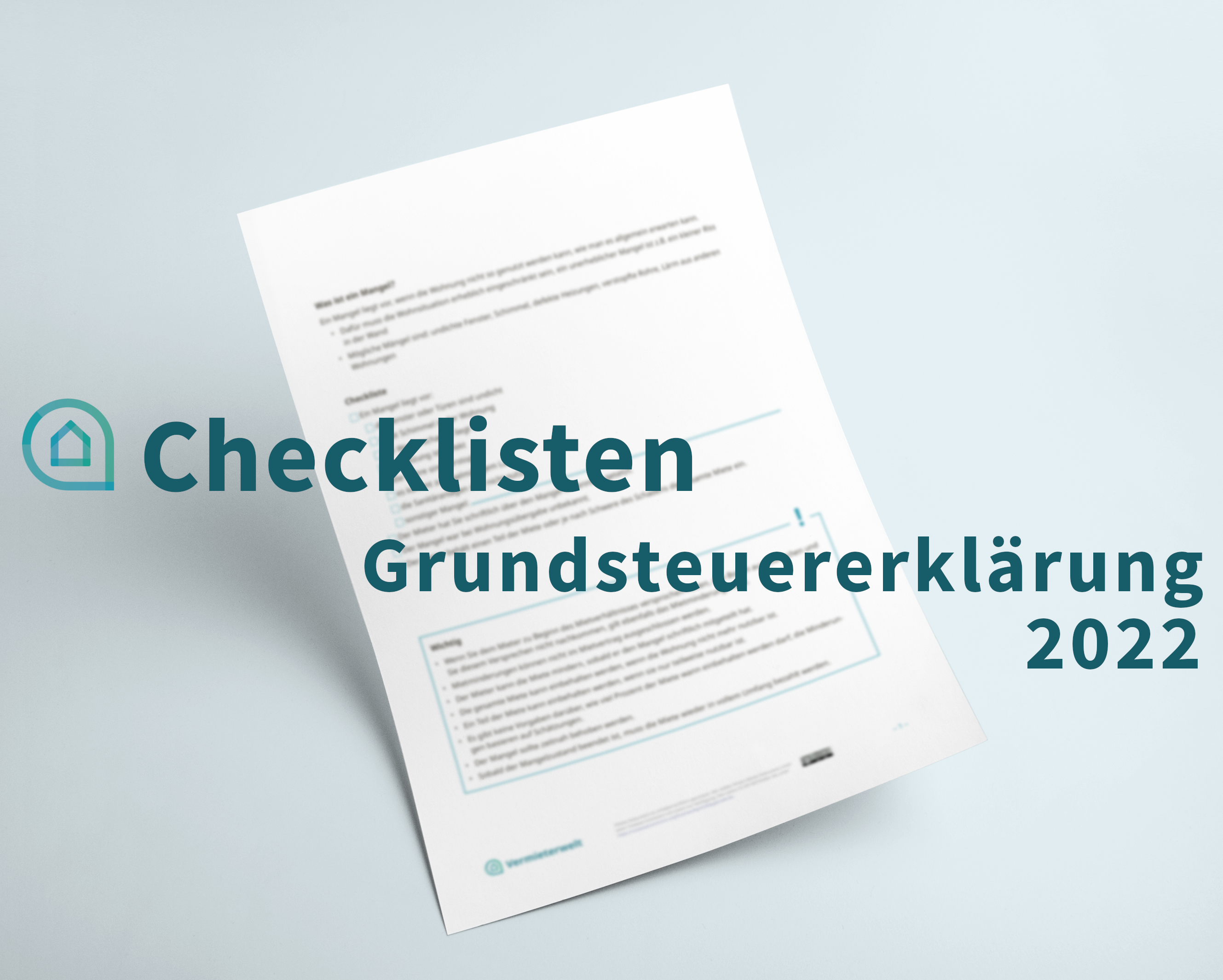Checkliste Grundsteuererklärung 2022