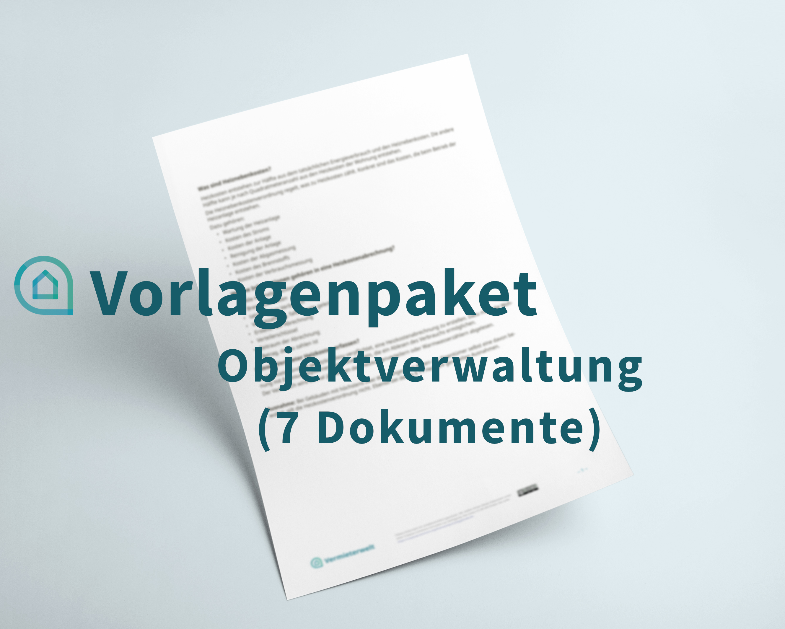 Vorlagenpaket Objektverwaltung